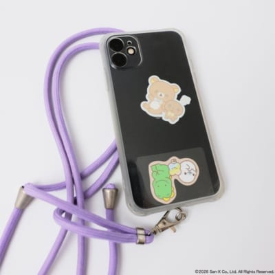 『サンエックスユニバース マルチステッカー』をスマートフォンケースに使った使用イメージ