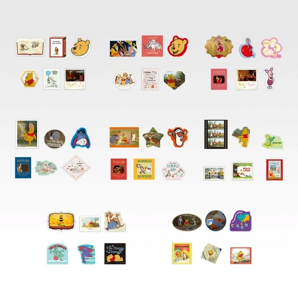『一番くじ 〈くまのプーさん〉100th Anniversary』K賞 『〈100エーカーの森〉フレークステッカー』