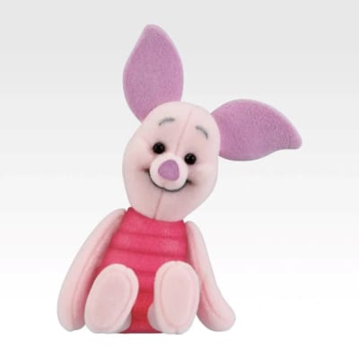 『一番くじ 〈くまのプーさん〉100th Anniversary』D賞 『〈ピグレット〉ぬいぐるみ風フロッキーフィギュア』