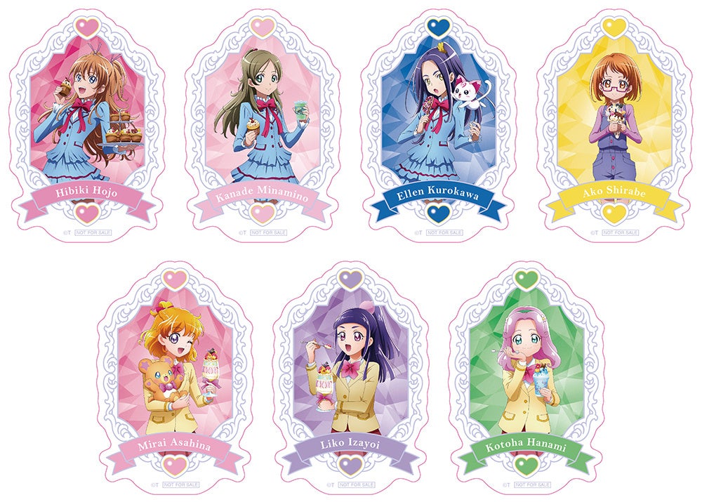 プリキュアフェア&nbsp;『スイートプリキュア♪』＆『魔法つかいプリキュア！』特典ステッカー