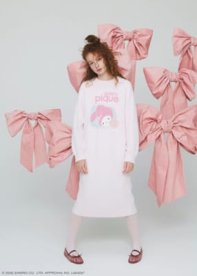 【gelato pique】ベビモコジャガードワンピース ￥10,780