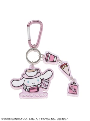 sanrio house カフェデザインのアクリルキーホルダー