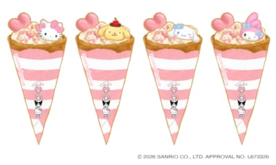 sanrio house 名古屋PARCO店のキャラクタークレープ