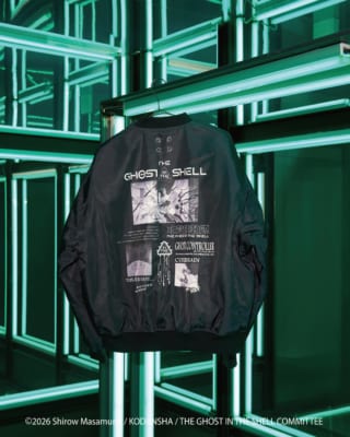 『攻殻機動隊 THE GHOST IN THE SHELL』×FREAK’S STORE ブルゾン（背面）