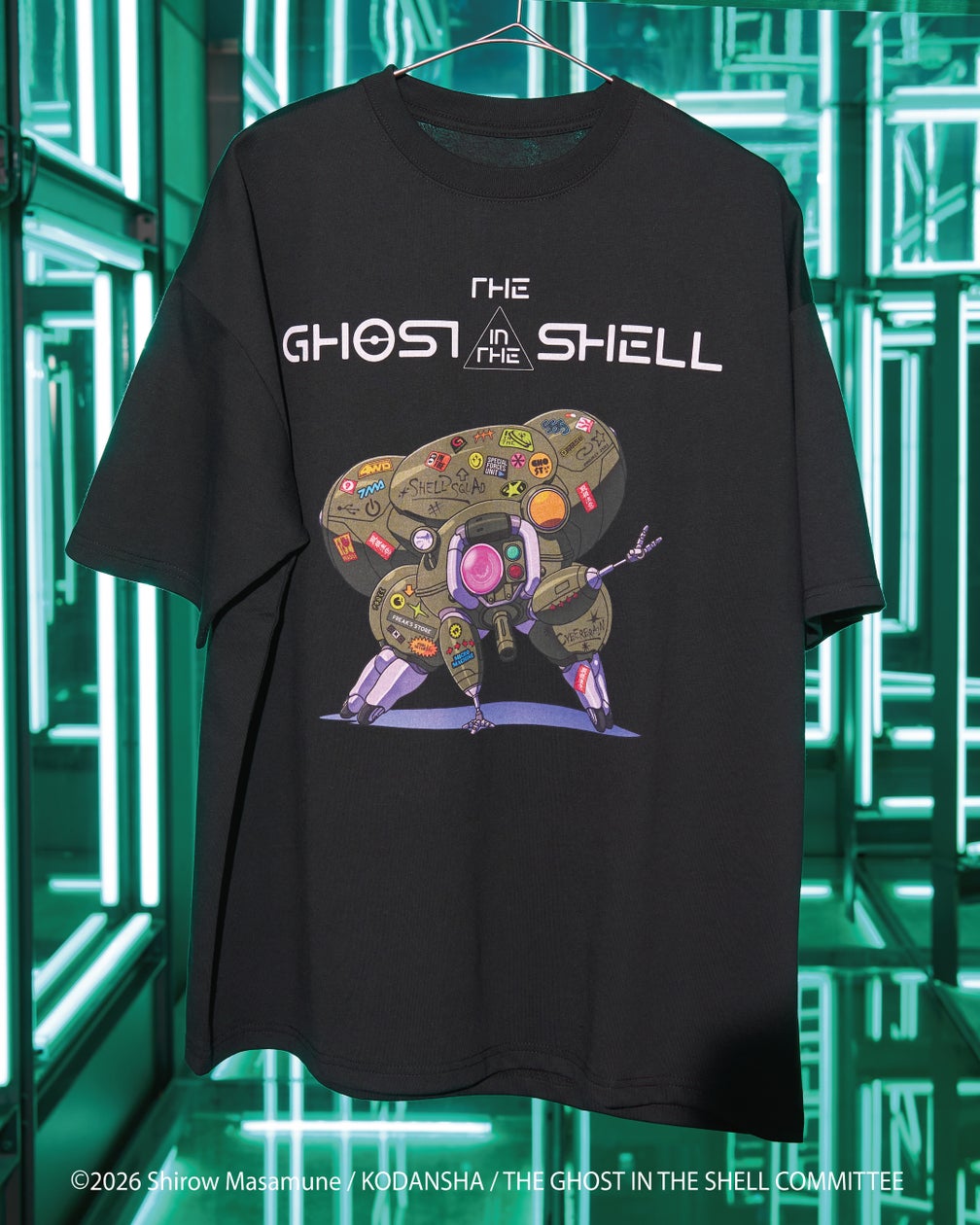 『攻殻機動隊 THE GHOST IN THE SHELL』フチコマTシャツがかっこいい！FREAK’S STOREで予約販売スタート
