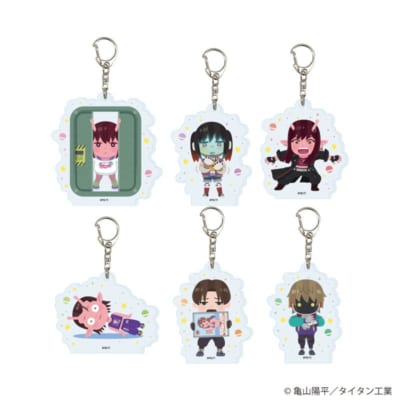 銀河特急 ミルキー☆サブウェイ×いらすとや アクリルキーホルダー全6種