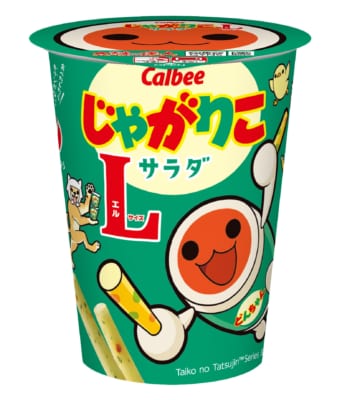 「じゃがりこ」×「太鼓の達人」コラボレーションパッケージ 画像1