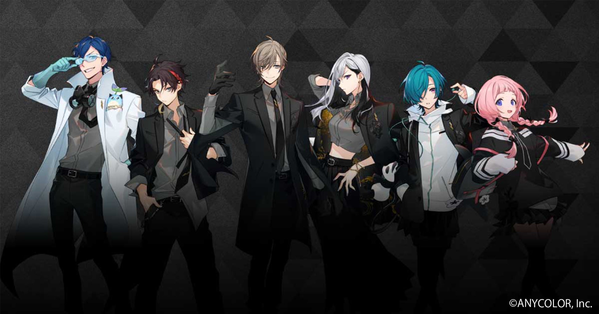 ユニット「七次元生徒会!」の6名
