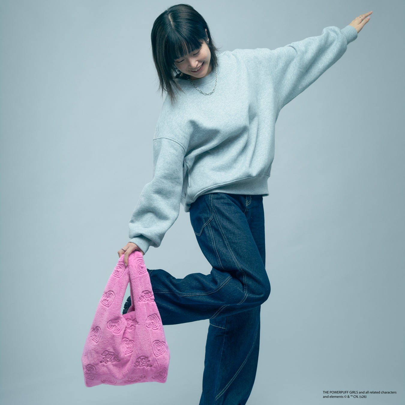 『パワーパフ ガールズ』『フェイクファー刺繍バッグ』のイメージ(1)