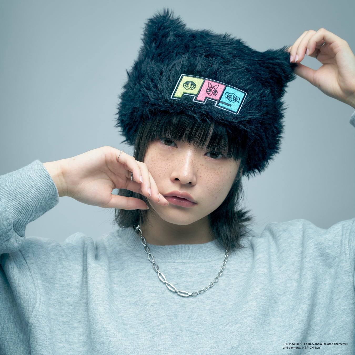 『パワーパフ ガールズ』『猫耳ニット』のイメージ(2)