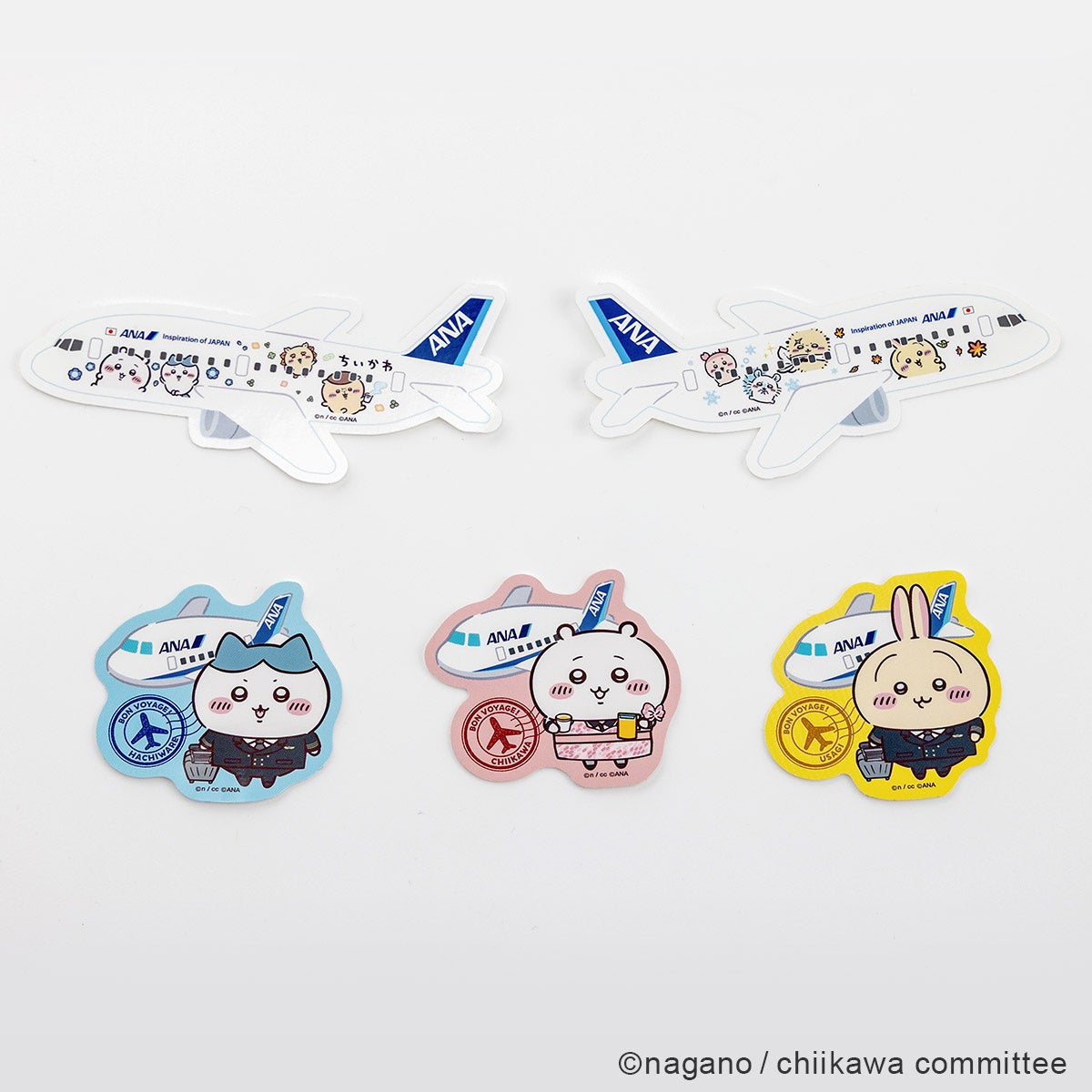 <ちいかわ×ANA>ステッカーの商品イメージ