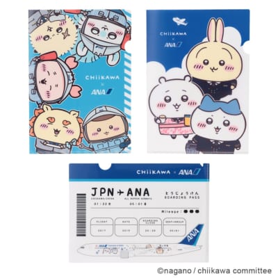 <ちいかわ×ANA>クリアファイルの商品イメージ