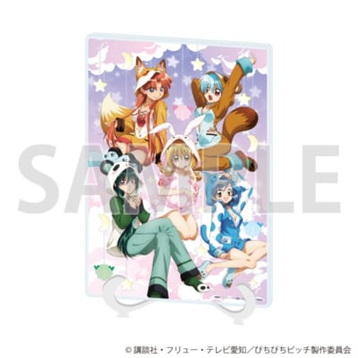 ぴちぴちピッチ アニマルパジャマパーティー アクリルアートボード A5サイズ