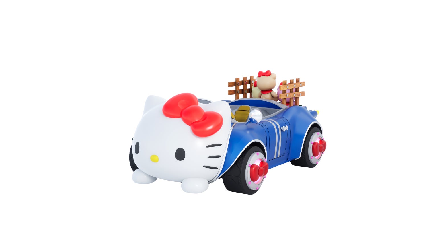 『バーチャルサンリオピューロランド パック』のマシン「ハローキティアップルカート」