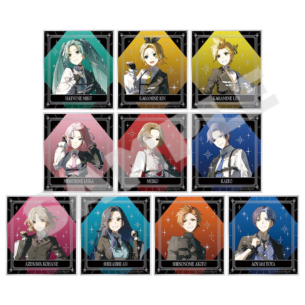 『プロジェクトセカイ 6th Anniversary 感謝祭』箔押しミニ色紙コレクションA
