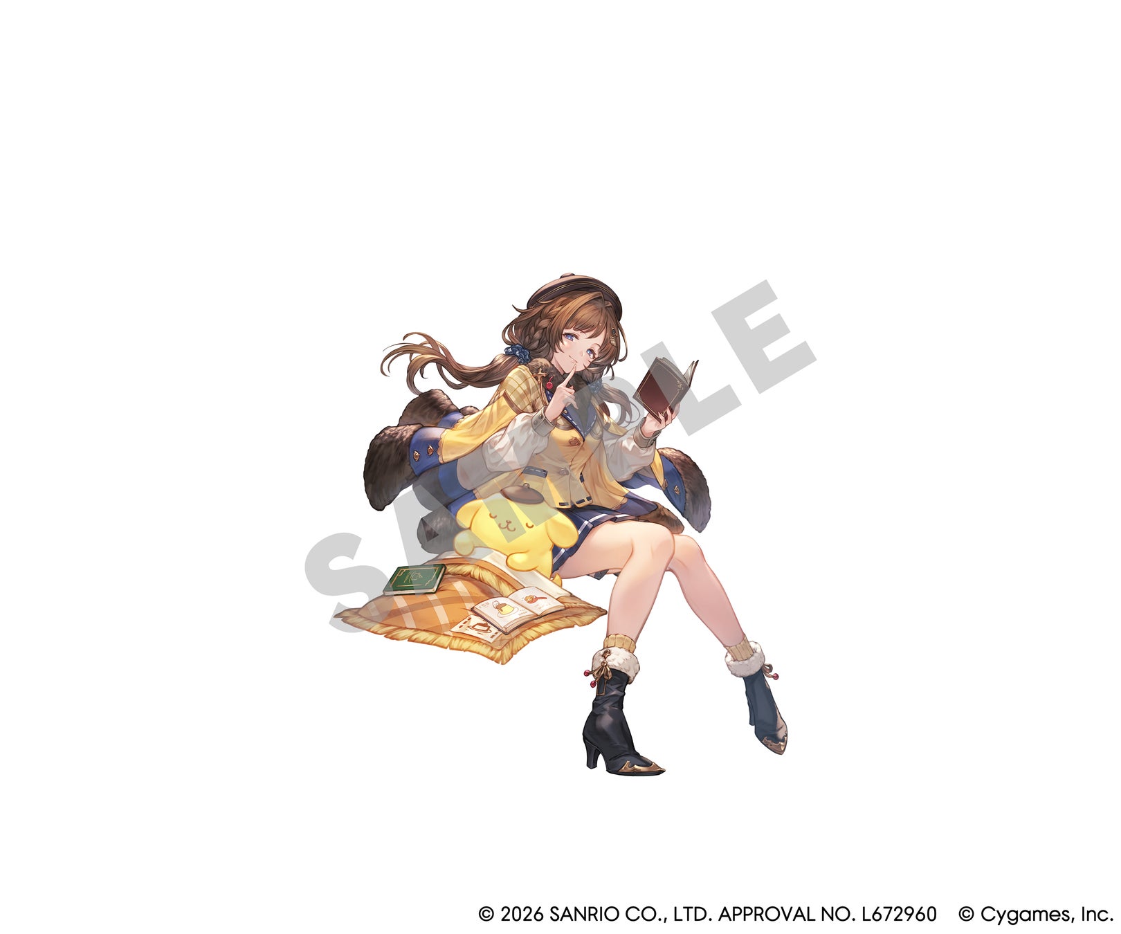 『サンリオキャラクターズ』×『グランブルーファンタジー』コラボイラスト ポムポムプリン×ラジエル