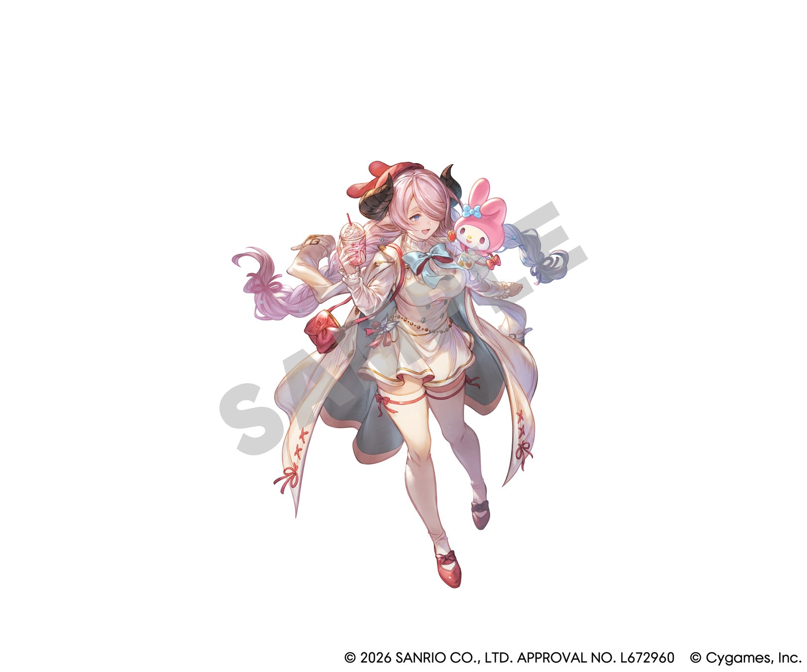 『サンリオキャラクターズ』×『グランブルーファンタジー』コラボイラスト マイメロディ×ナルメア