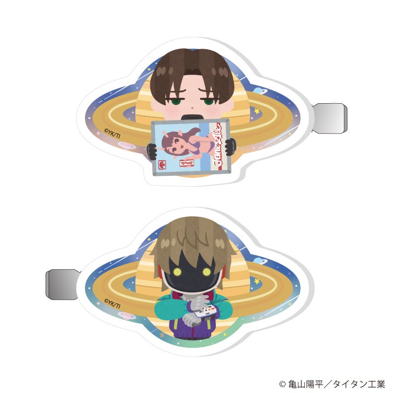 銀河特急 ミルキー☆サブウェイ×いらすとや カートとマックスの前髪クリップ2個セット
