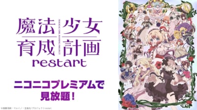 『魔法少女育成計画 restart』ニコニコプレミアム見放題ビジュアル