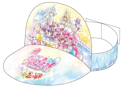 店頭配布する映画名探偵プリキュア!のサンバイザー