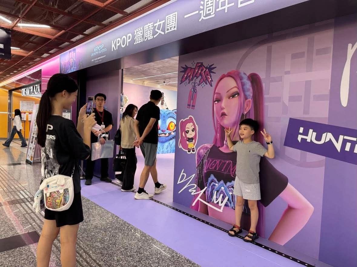 台北ポップアップストアの会場風景