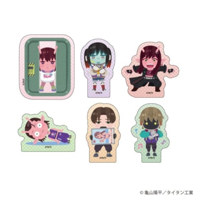 銀河特急 ミルキー☆サブウェイ×いらすとや フレークシール6枚セット