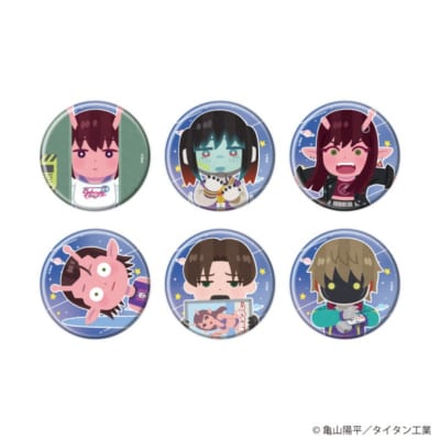 銀河特急 ミルキー☆サブウェイ×いらすとや 缶バッジ全6種