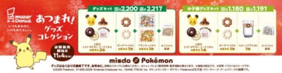 グッズセットとお子様グッズセットの内容・価格