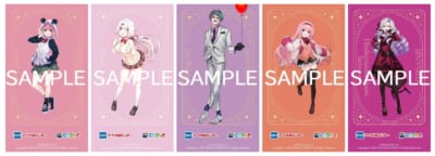 コラボ限定カード・スマホ壁紙の公式SAMPLEデザイン一覧
