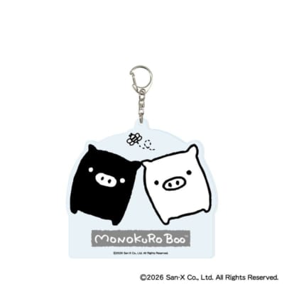 サンエックスユニバース モノクロブーのデカアクリルキーホルダー