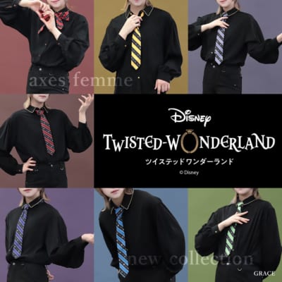 7寮のタイ付きシャツを着用したコレクションビジュアル