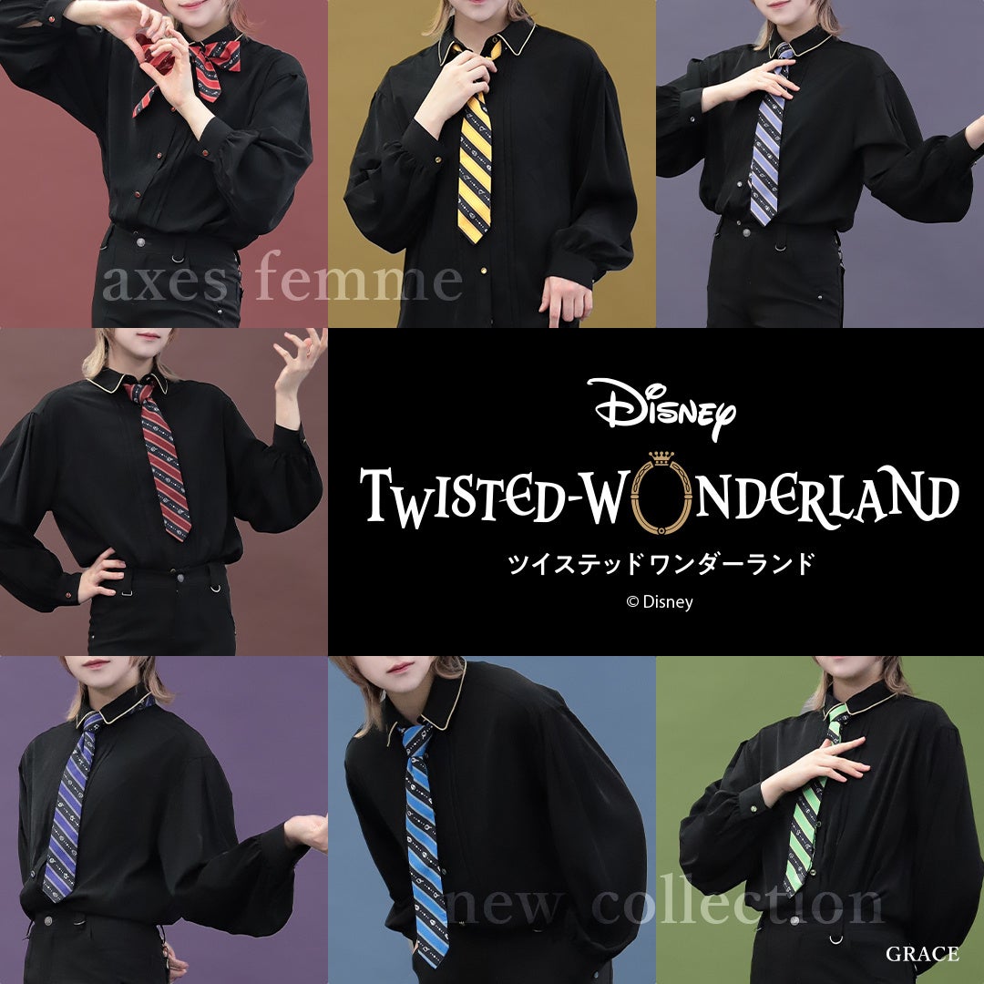 7寮のタイ付きシャツを着用したコレクションビジュアル