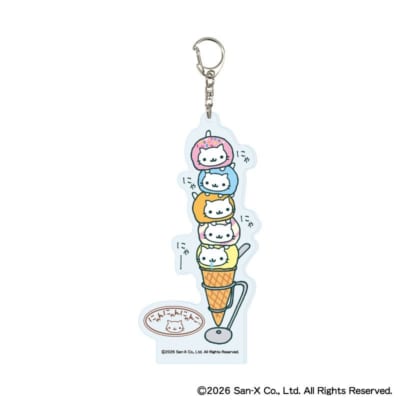 サンエックスユニバース にゃんにゃんにゃんこのデカアクリルキーホルダー