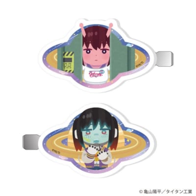 銀河特急 ミルキー☆サブウェイ×いらすとや チハルとマキナの前髪クリップ2個セット