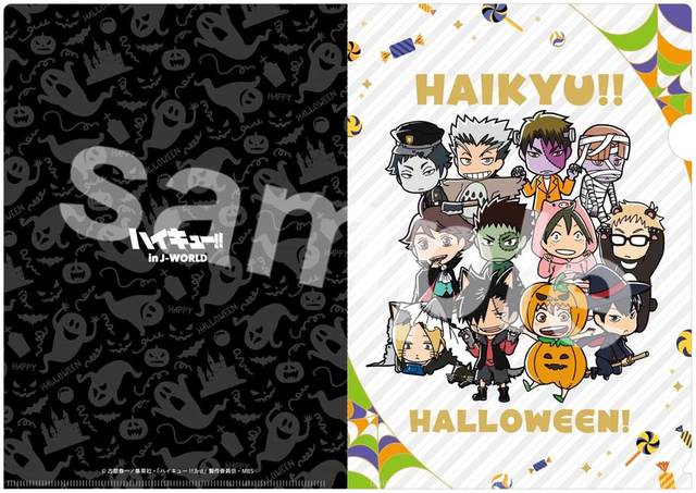 ハイキュー!! 孤爪研磨 ポストカード j-world ハロウィン 及川の吸血鬼をイメージしたケーキや黒尾の猫耳ケーキ！J-WORLD