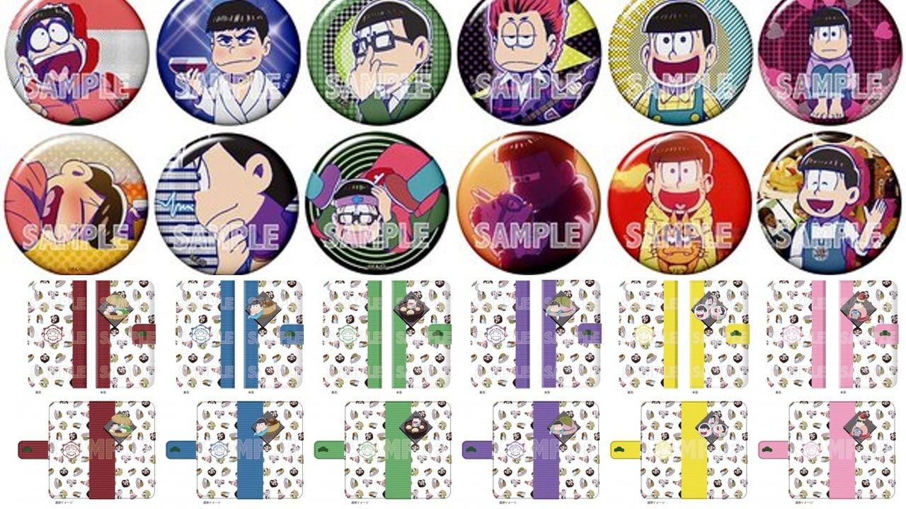 『おそ松さん』より新作グッズが登場！トレーディング缶バッジ第4弾の情報も！