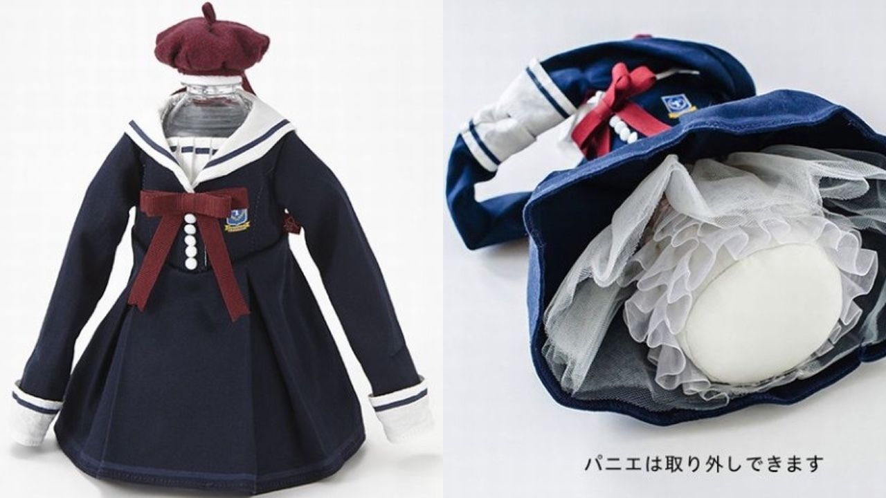 ペットボトルをセーラー服に着せ替えれる！ベレー帽とパニエも付いた「ペットボトル用セーラー服」が登場！