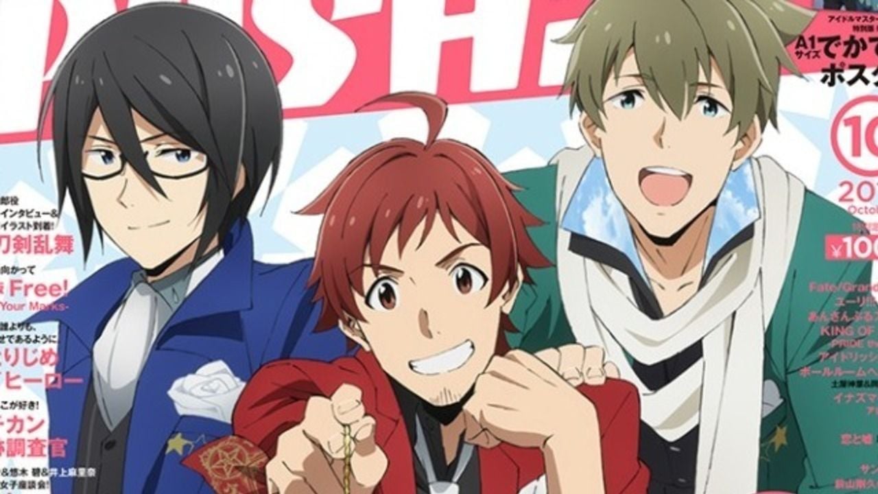 PASH!10月号の表紙に『アイマス SideM』よりドラスタの3人が登場！ポスターの『Free!TYM』​ではあの2人が！？