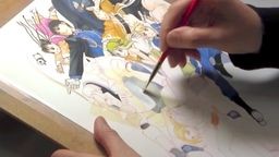 『鋼の錬金術師』荒川弘先生による原画展メインビジュアルのメイキングが一部公開!入場特典にも注目!