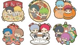 仲良くもぐもぐする仕草に癒される!『黒子のバスケ』より好物に囲まれたみんなのラバーマスコットが登場!