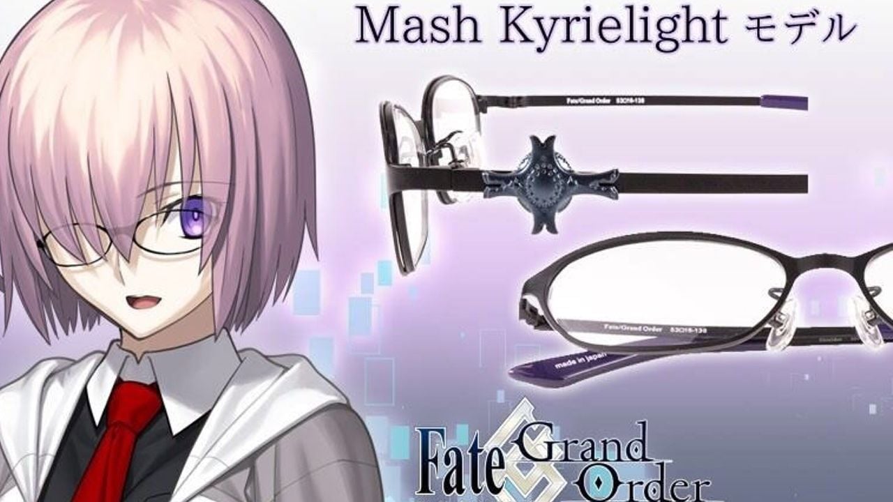 『FGO』のマシュをイメージした眼鏡が発売！ツルにはフォウくんやワンポイントでマシュの盾も！