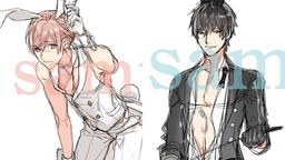 宝井理人先生描き下ろしでBL漫画『テンカウント』のフィギュアが発売決定!城谷さんと黒瀬くんがバニーに!