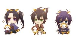 シリーズ10周年を迎える『薄桜鬼』とラスカルが可愛くコラボ!LINEスタンプや関連グッズが登場!