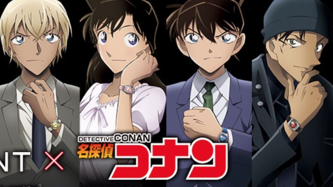 さりげなく施されている模様にキュン『名探偵コナン』公式コラボの腕時計が登場