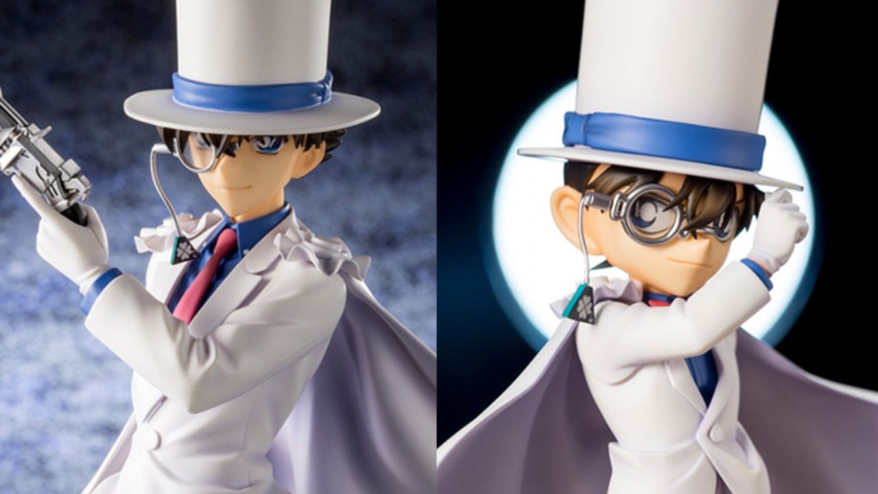 怪盗キッド＆キッド姿のコナンがハイクオリティフィギュアに！動きのあるマントやアイテムを忠実に再現！