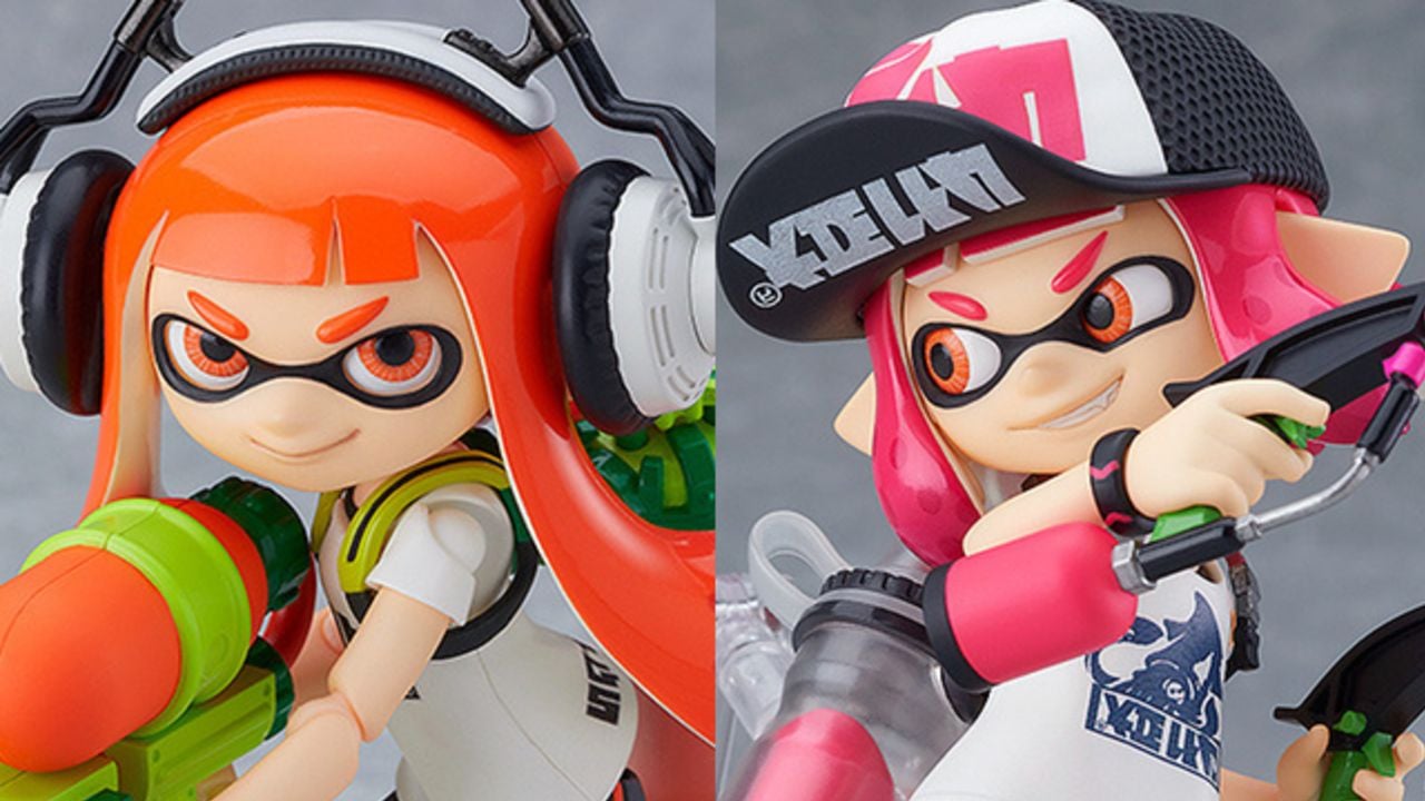 『スプラトゥーン』クールでキュートなイカちゃんがfigmaになって登場！2体セットのDXエディションも発売！