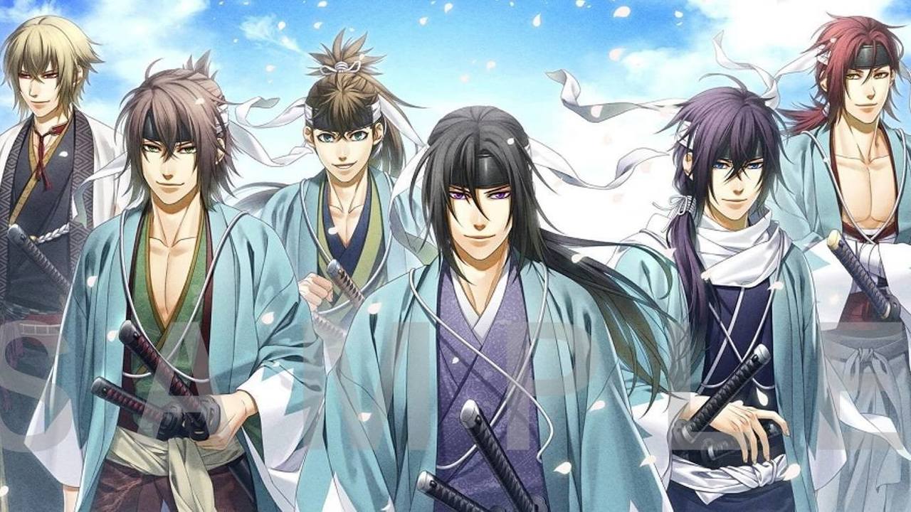 『薄桜鬼』10周年記念！6人の新規描き下ろしイラストが登場！桜の花が舞う中まっすぐに前を見据える彼ら