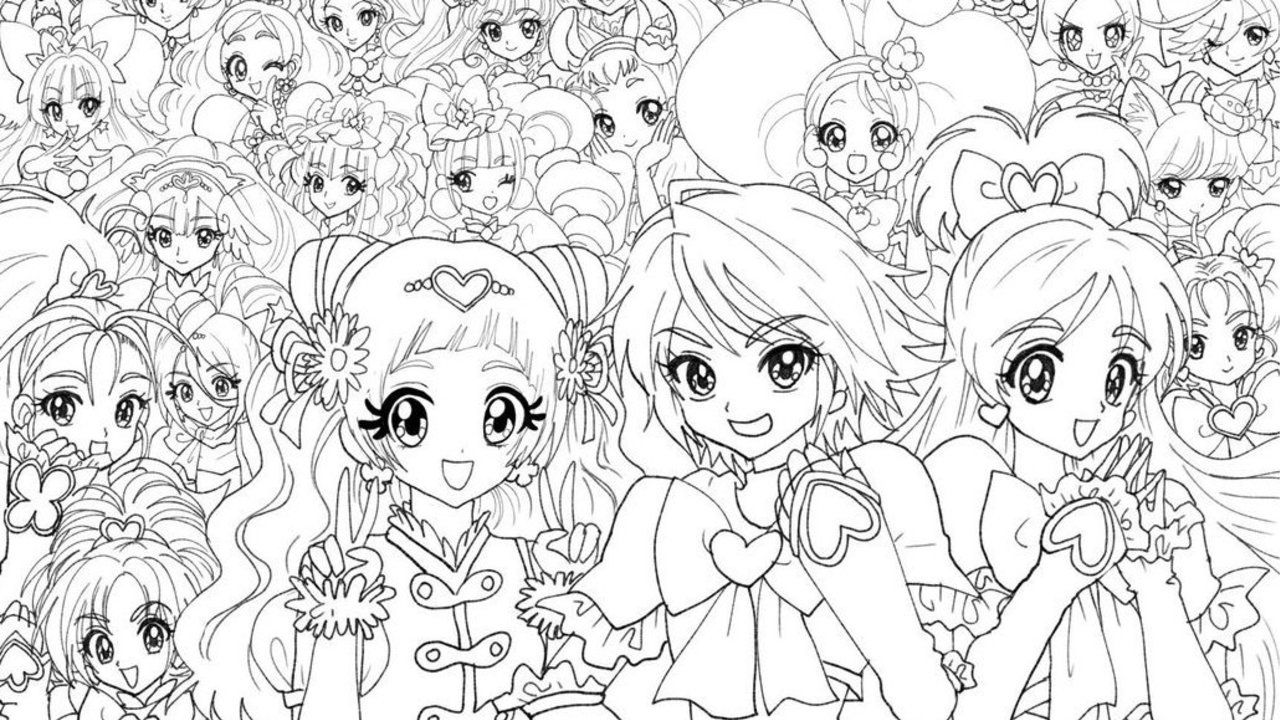 しょこたんの全プリキュアを描いたイラストが凄い！たった3時間で55人を超えるプリキュアを描く