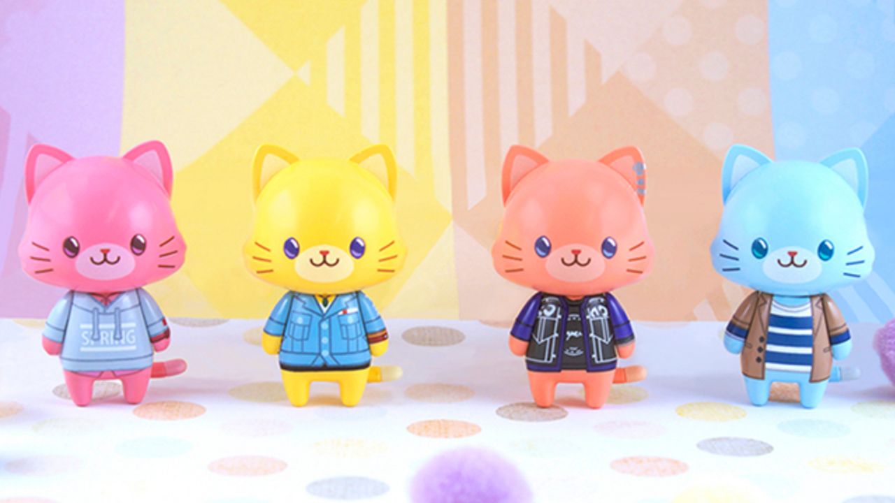 劇団員が猫化！『A3!』キャットでキュートなマスコット「withCAT」シリーズ新登場！ほくろやピアスの位置も再現