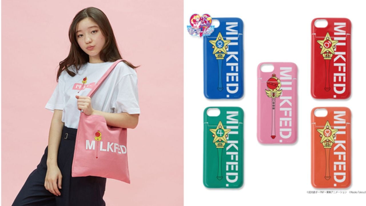 『セーラームーン』と人気ブランド「MILKFED.」がコラボ！Tシャツ、サコッシュ、スマホケースなど4アイテムが登場